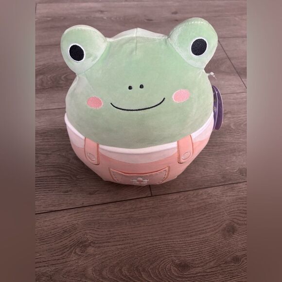 Squishmallows Green and Pink Frog Plush Toy - Picture 2 of 4